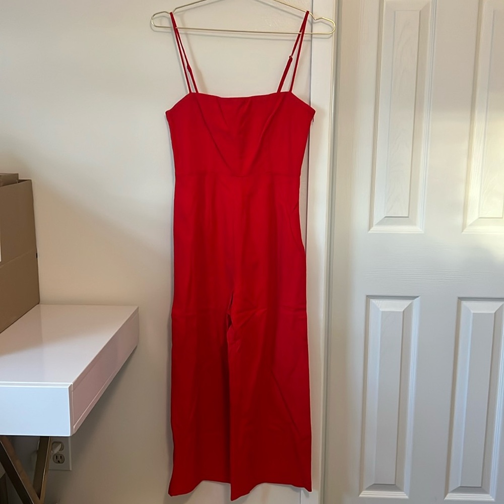 Astr The Label Jumpsuit. Color: Red Size: Medium - image 1